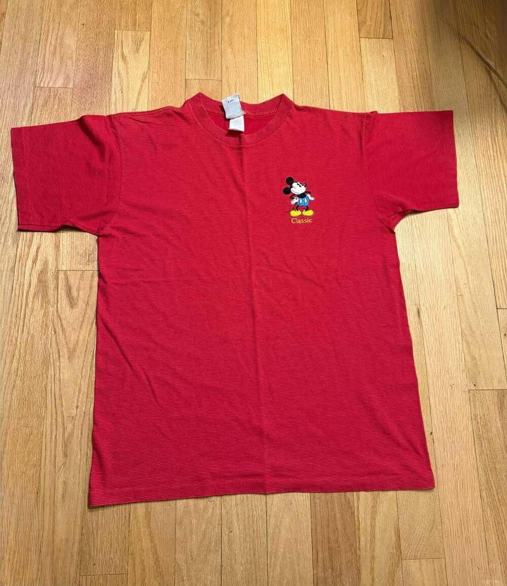 Vintage Mickey & Co. Mickey Mouse Classic T-Shirt One Size Red Cotton